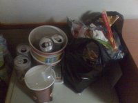Trash after 1 day...